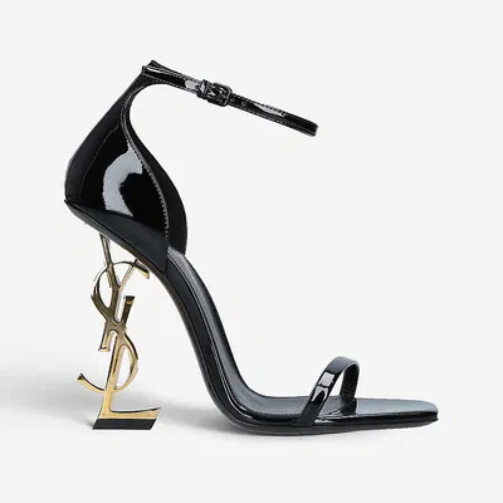Saint Laurent Opyum IIO Patent Leather Sandals
