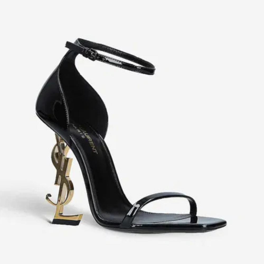 Saint Laurent Opyum IIO Patent Leather Sandals