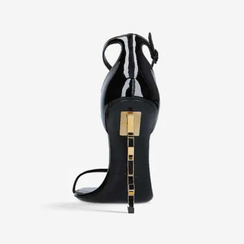 Saint Laurent Opyum IIO Patent Leather Sandals