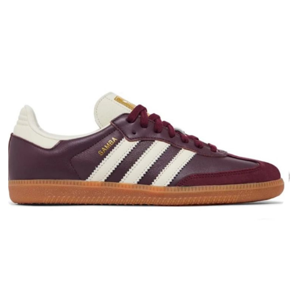 Adidas Originals Samba OG Maroon Cream White Women's