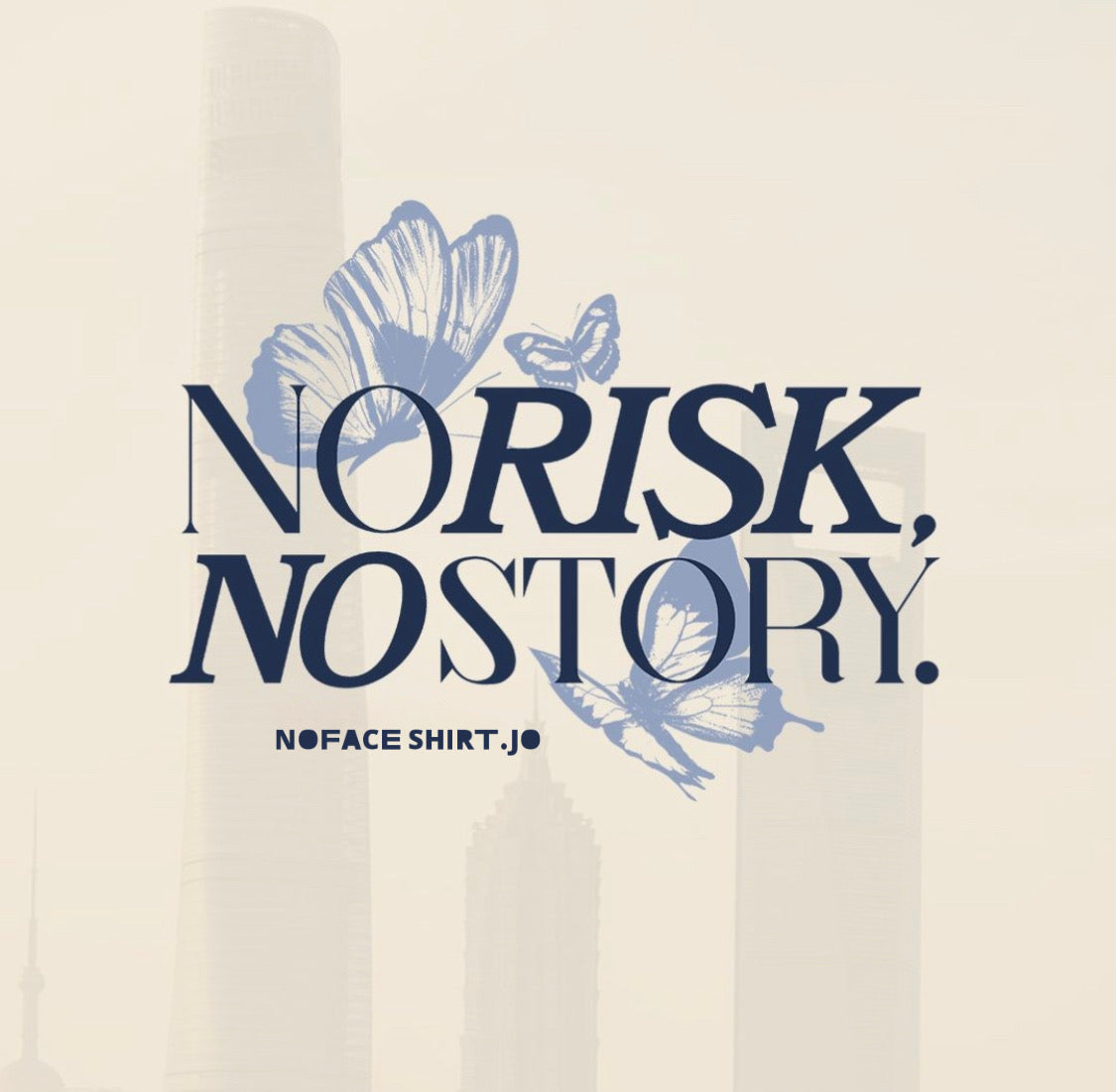 No risk no story t-shirt