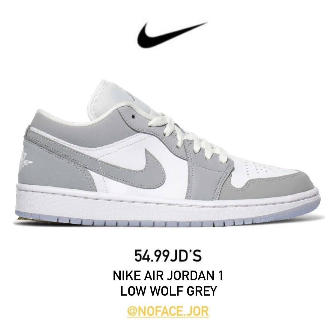 Nike air jordan 1 low wolf grey 🐺