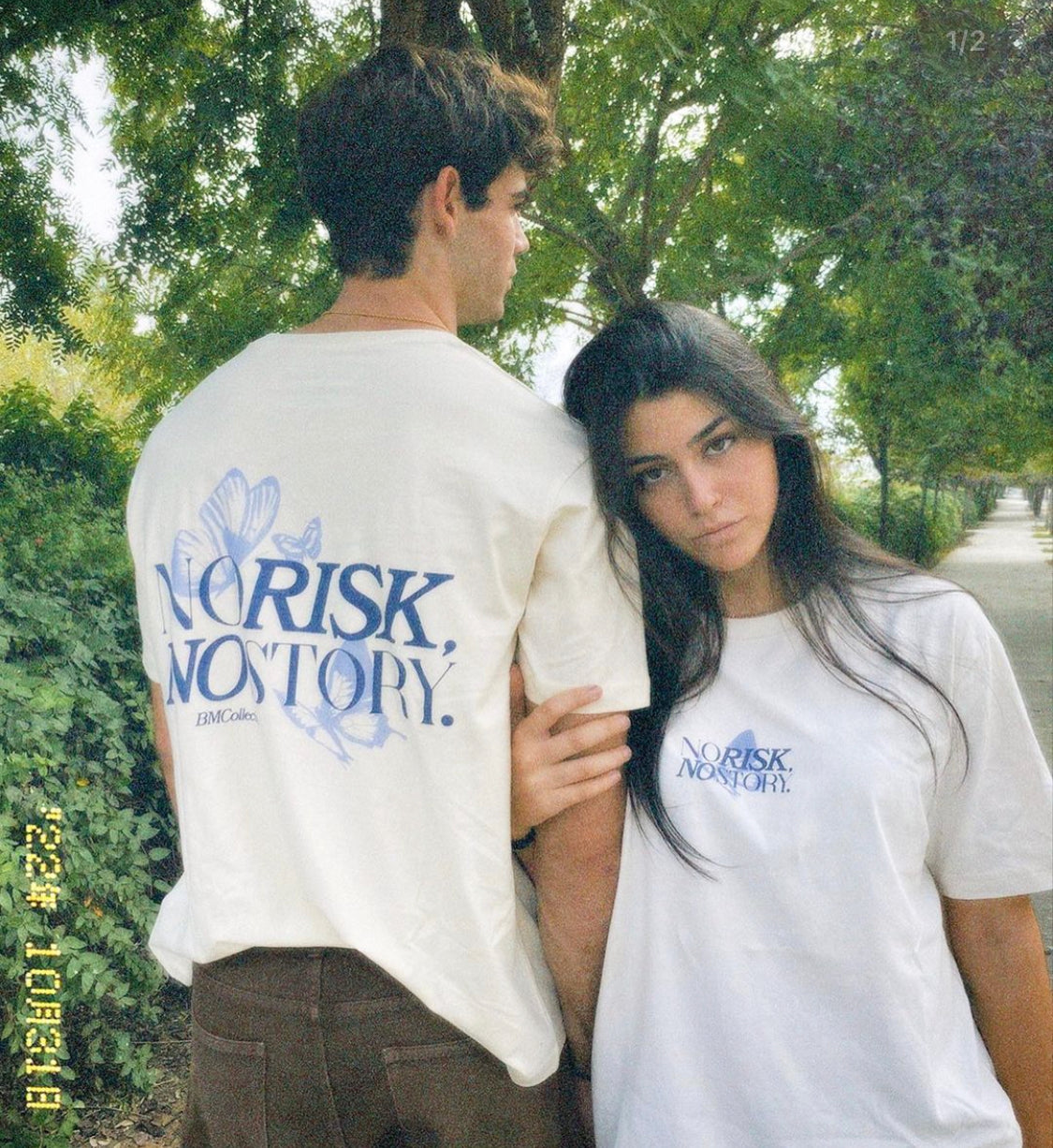 No risk no story t-shirt