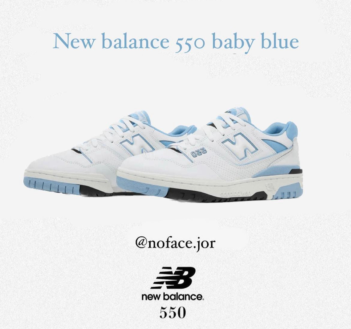 New balance “baby blue”