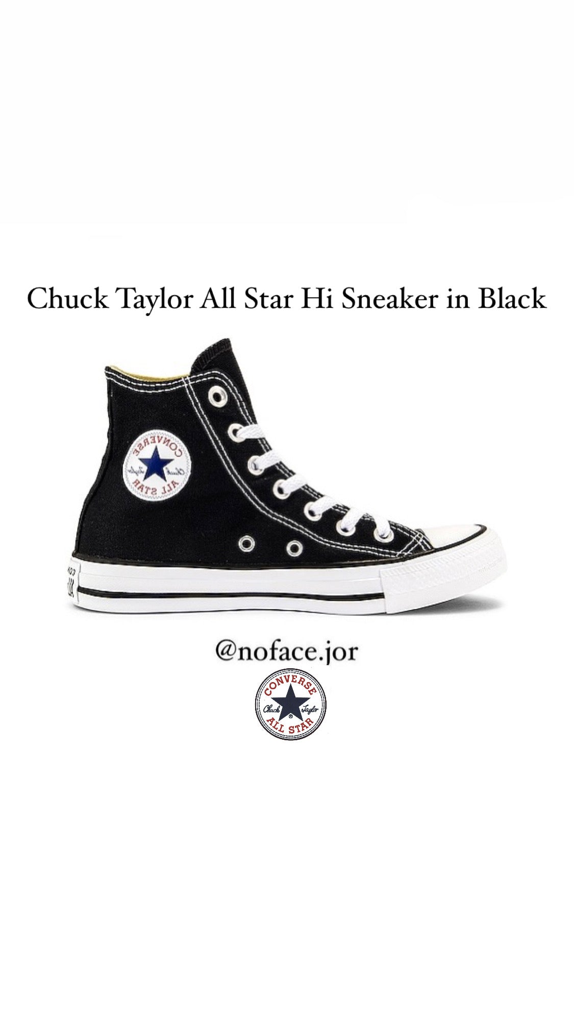 converse chuck taylor high top (authentic)