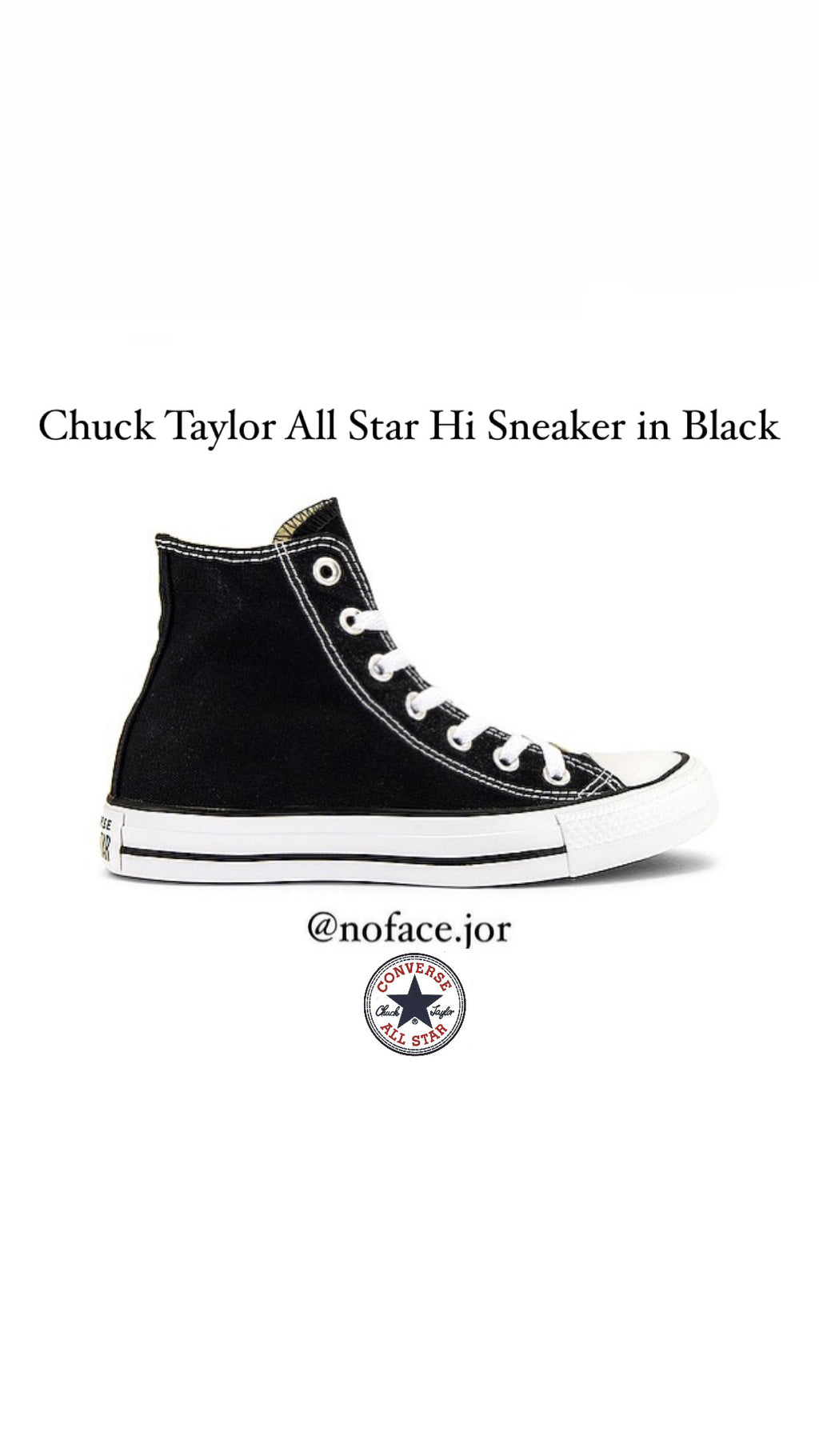 converse chuck taylor high top (authentic)