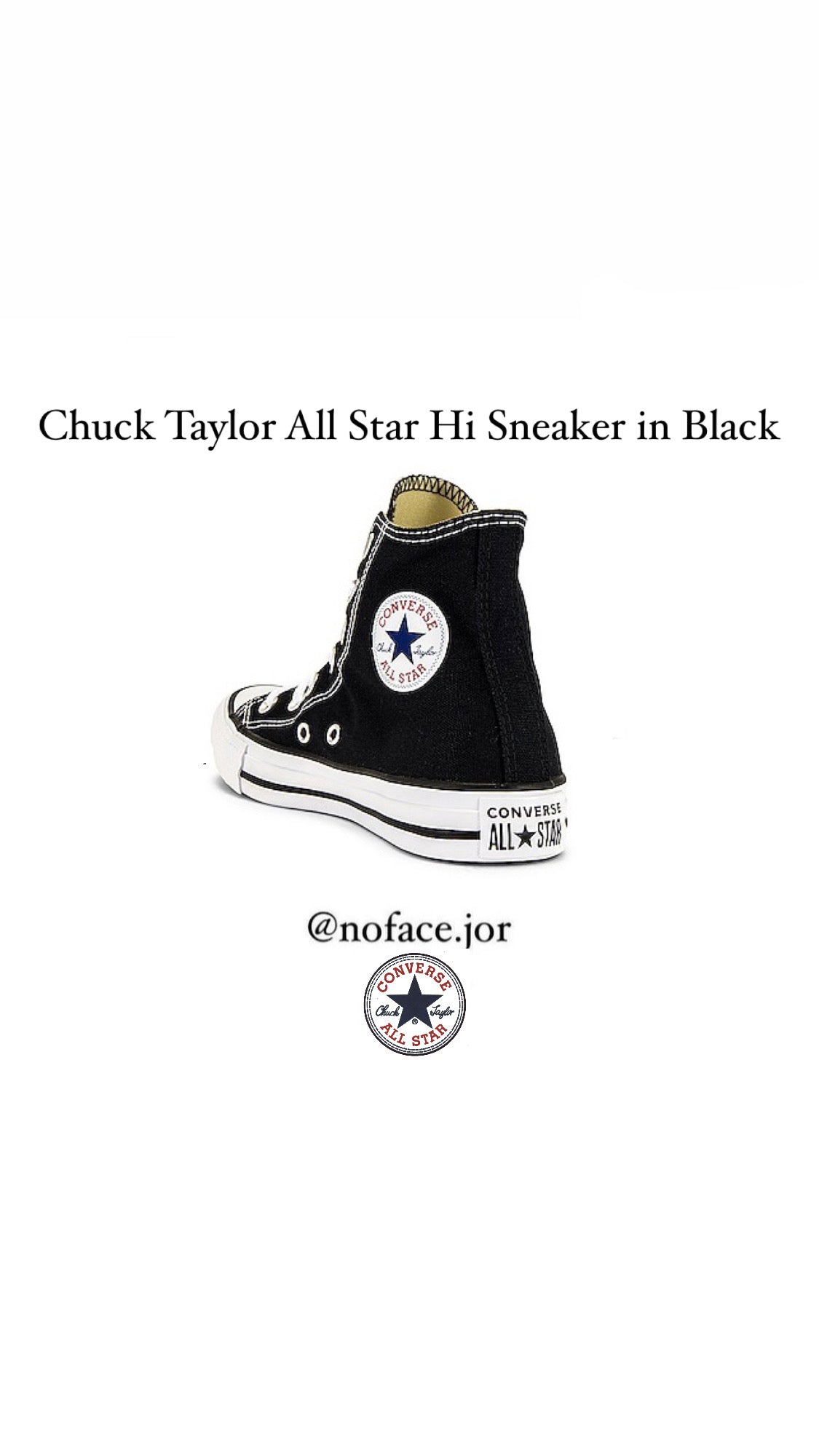 converse chuck taylor high top (authentic)
