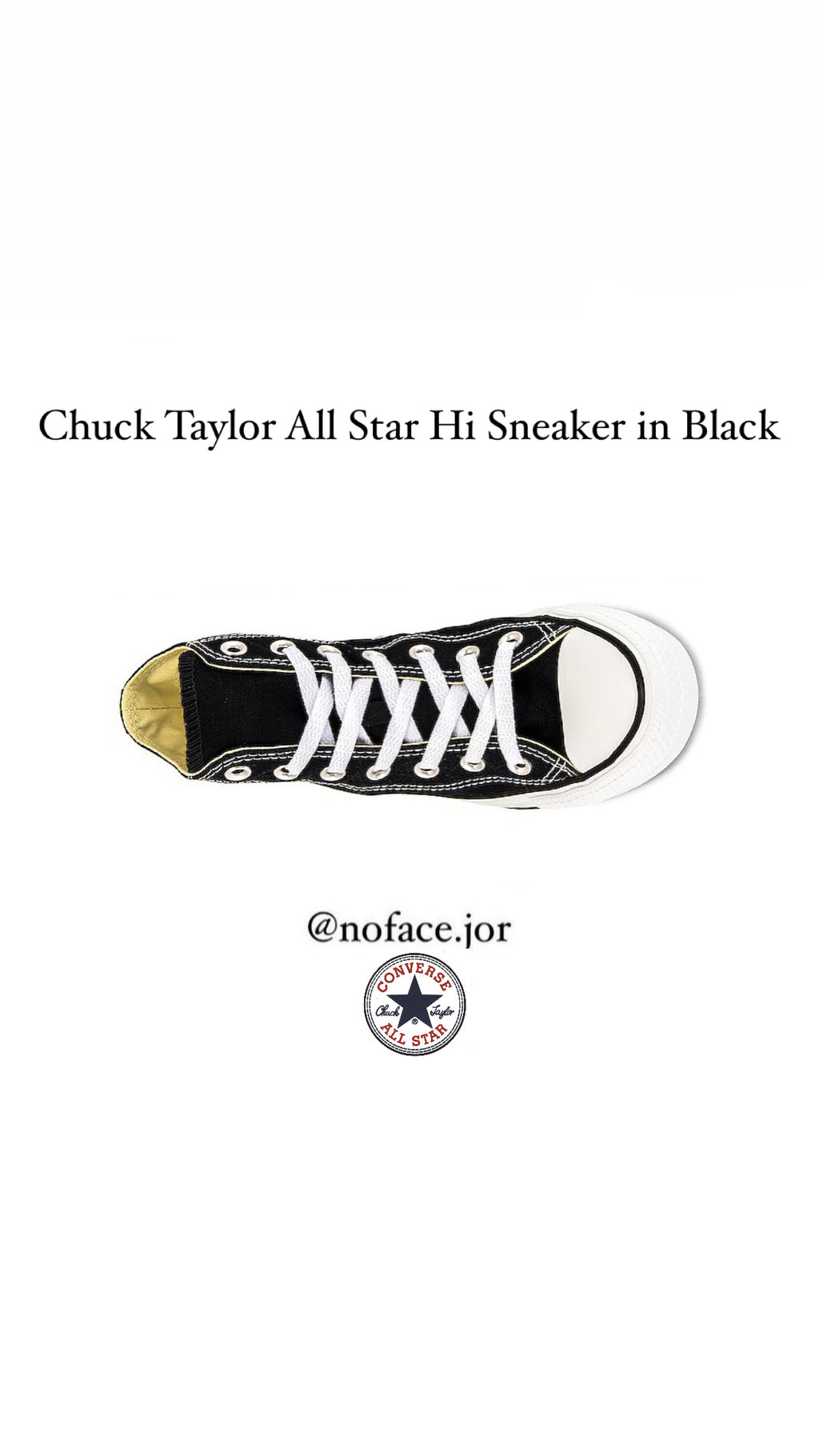 converse chuck taylor high top (authentic)
