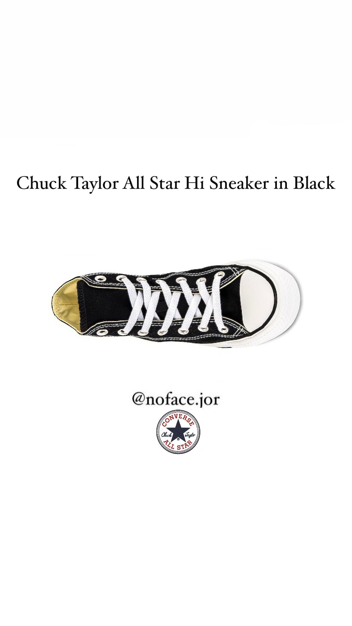 converse chuck taylor high top (authentic)